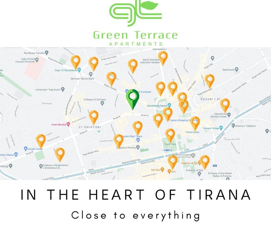 Green Terrace Apartment 4 티라나 외부 사진
